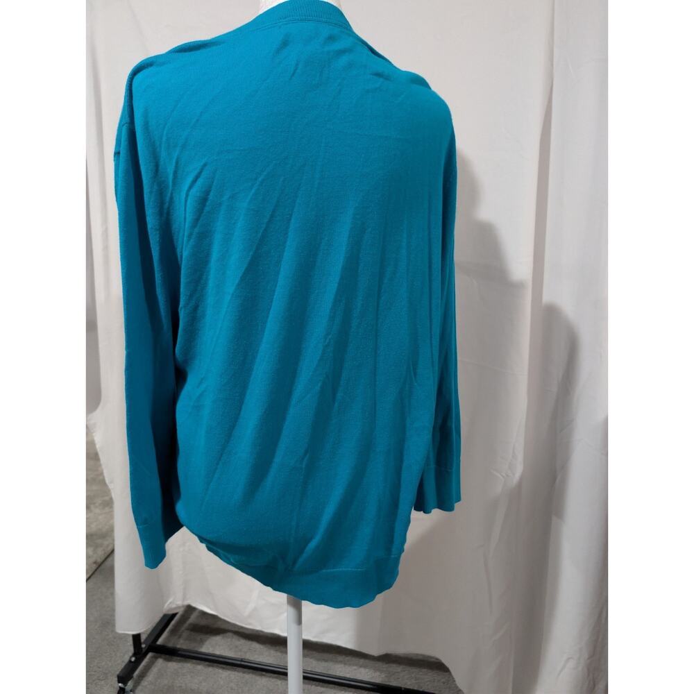 Gap Women's Size XL Blue Cardigan Button Sweater Shirt Top Easy Care Washable - Picture 4 of 11